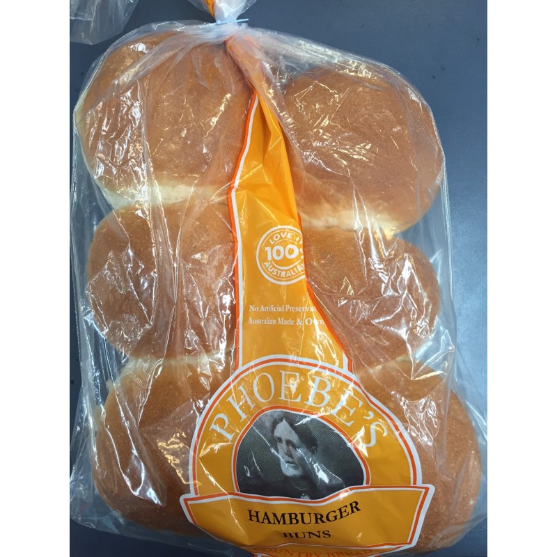 HAMBURGER ROLLS 6PK 540GM HAMBURGER ROLLS 6PK 540GM