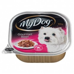 GOURMET BEEF DOG FOOD 100GM