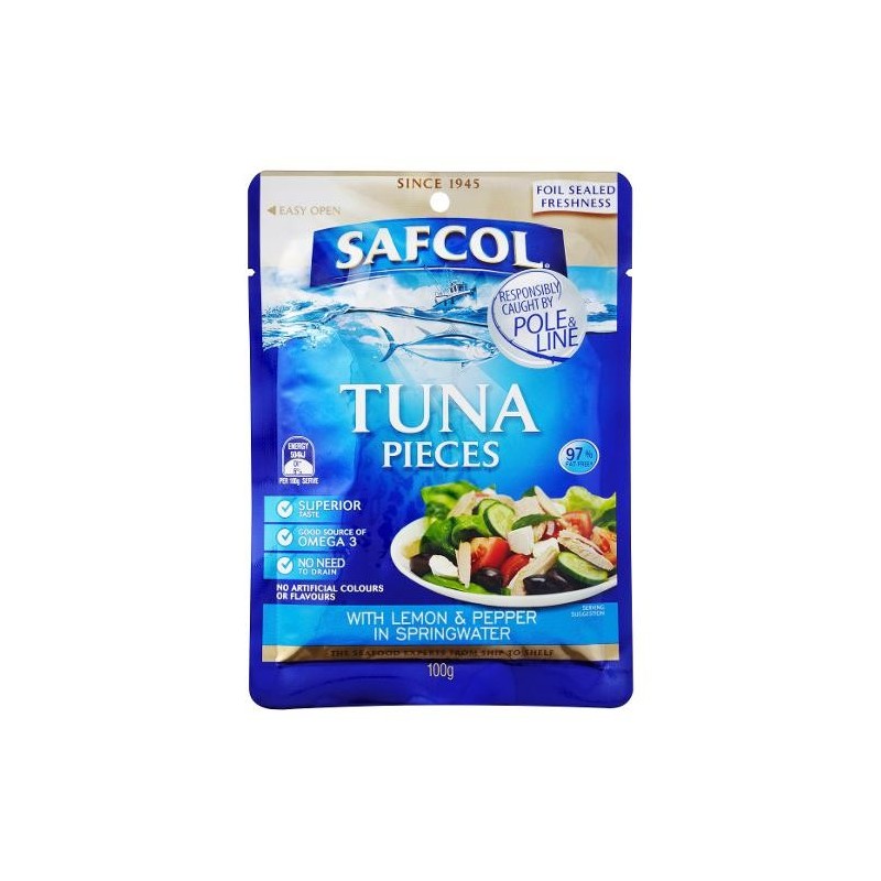 GOURMET ON THE GO TUNA WITH LEMON and PEPPER...