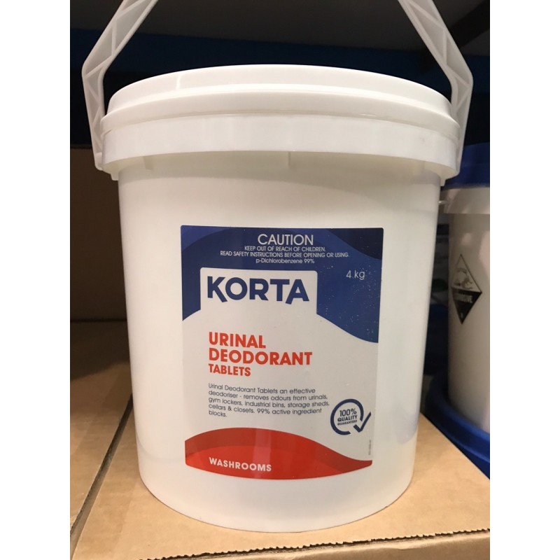 URINAL DEODORISER TABLETS 4KG