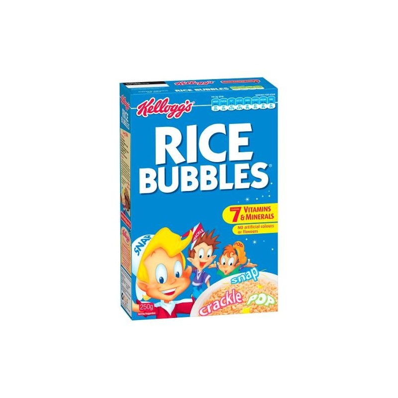 RICE BUBBLES 250GM