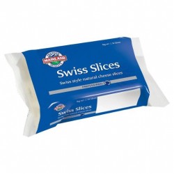 NATURAL SWISS CHEESE SLICES 1KG