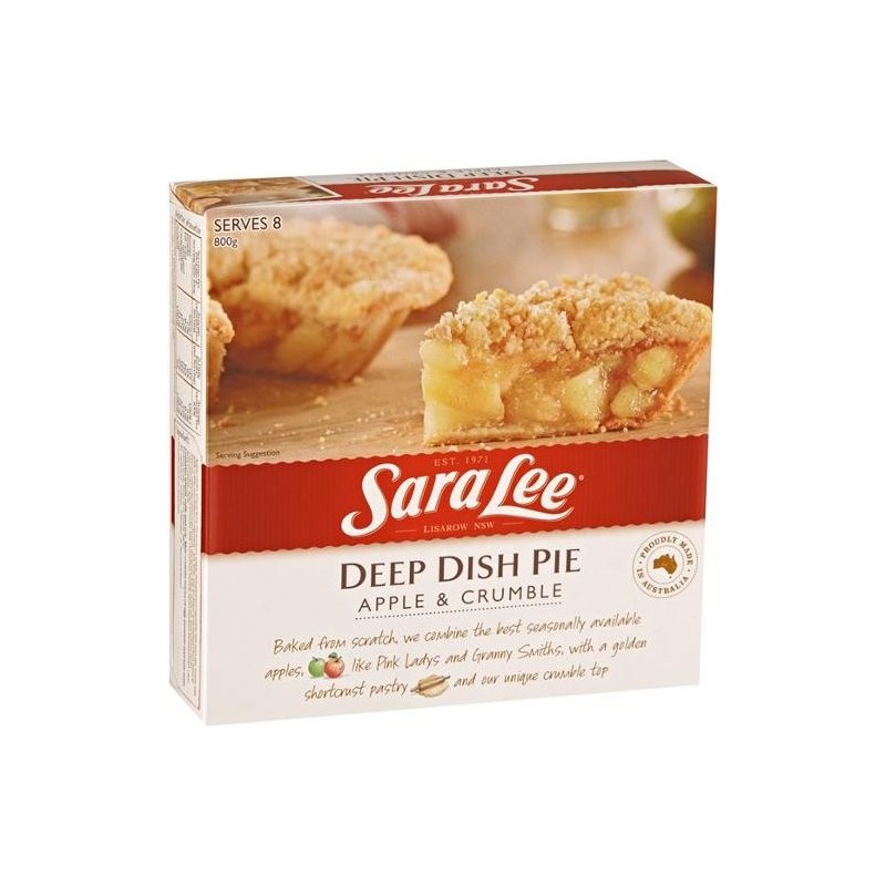 DEEP DISH APPLE CRUBLE PIE 800GM