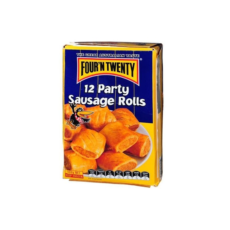 SAUSAGE ROLL PARTY 12 PACK 500GM SAUSAGE ROLL PARTY 12 PACK 500GM