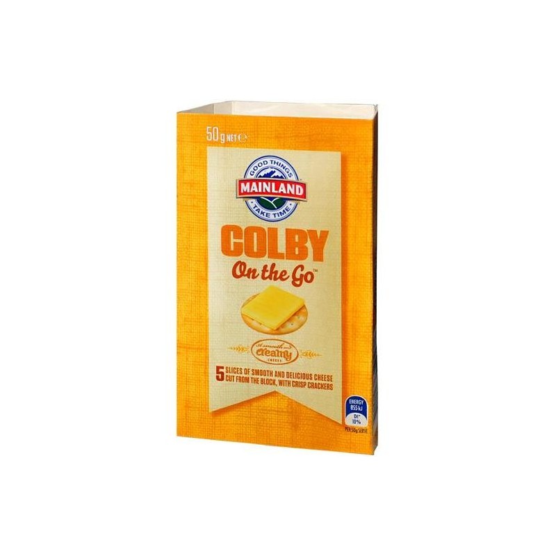 COLBY CHEESE ON THE GO 50GM