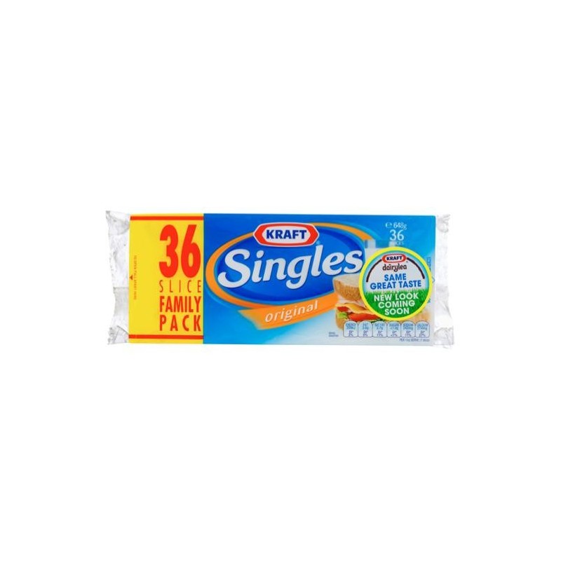CHEDDER CHEESE SINGLES 648GM
