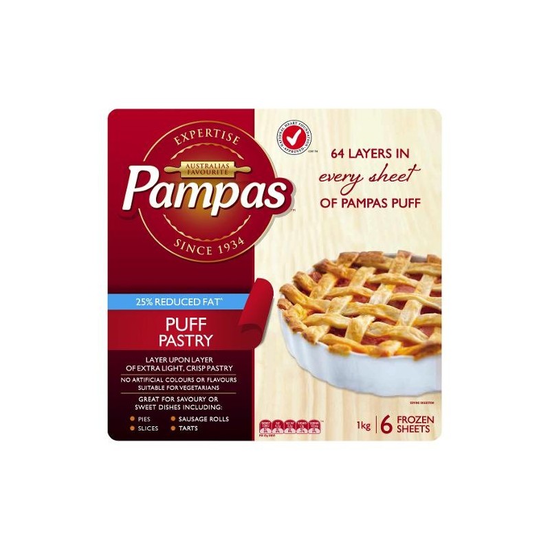 REDUCED FAT PUFF PASTRY 1KG