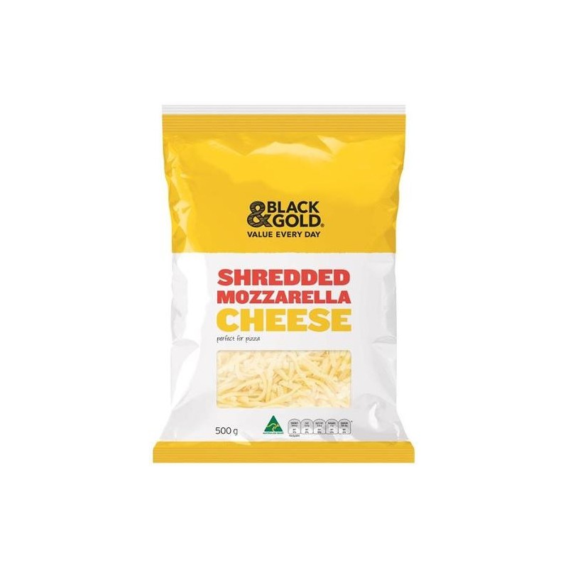 CHEESE SHREDDED MOZZARELLA 500GM