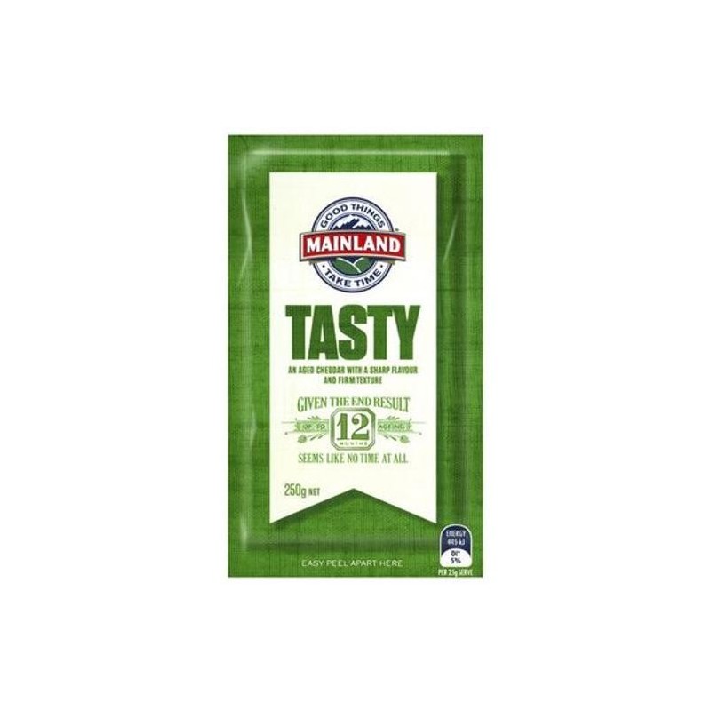 TASTY CHEDDAR CHEESE BLOCK 250GM
