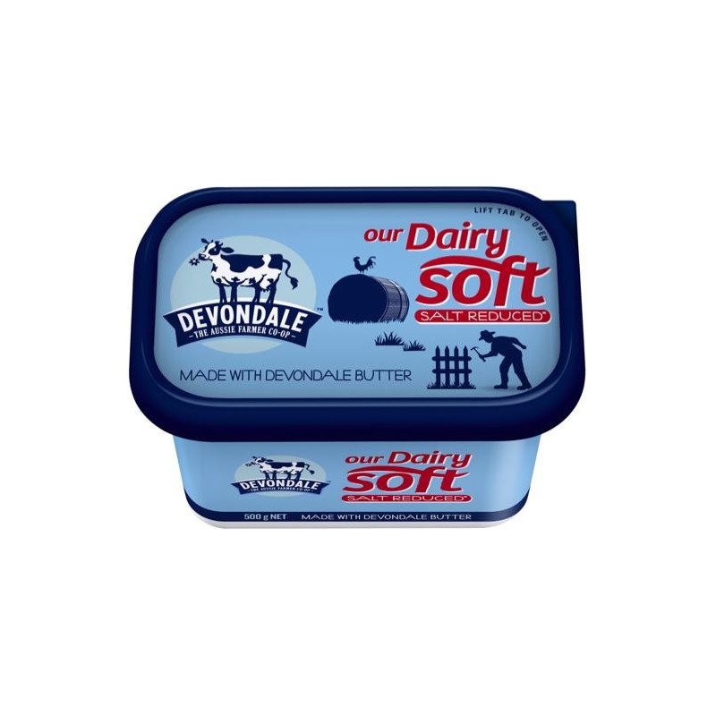 DAIRY SOFT SALT REDUCED TUB 500G