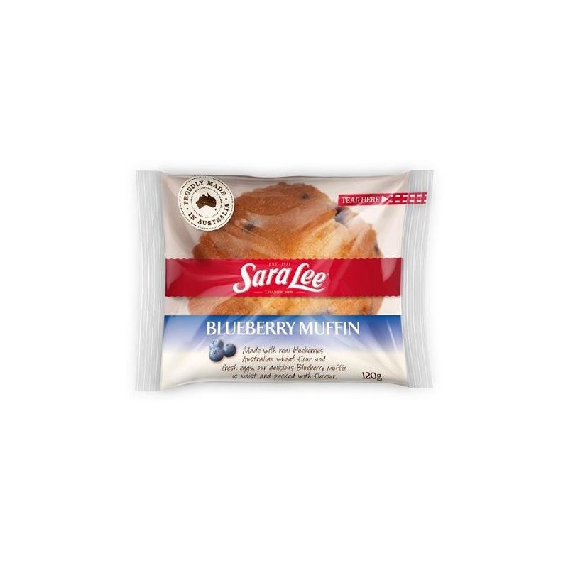 BLUEBERRY MUFFIN INDIVIDUALLY WRAPPED 120GM