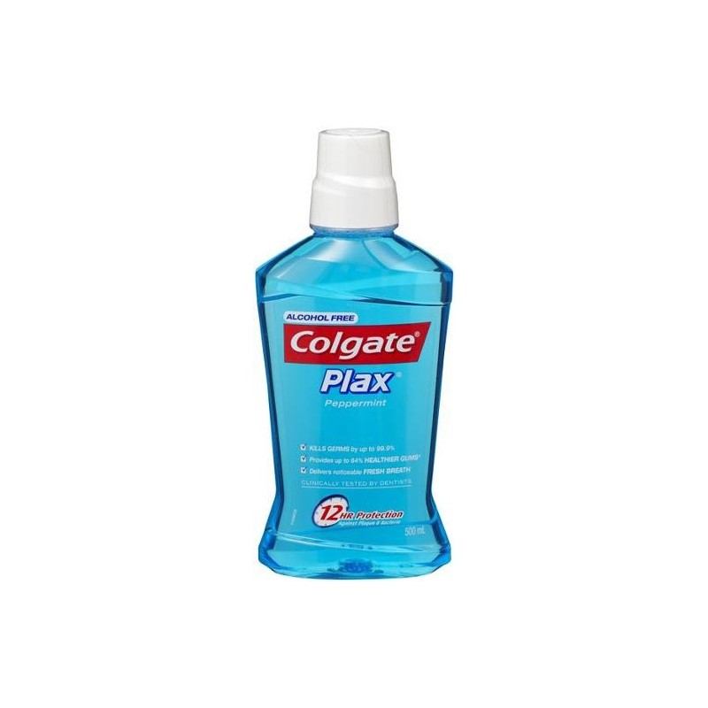 COLG PLAX M/WASH PEP/MNT 500ML