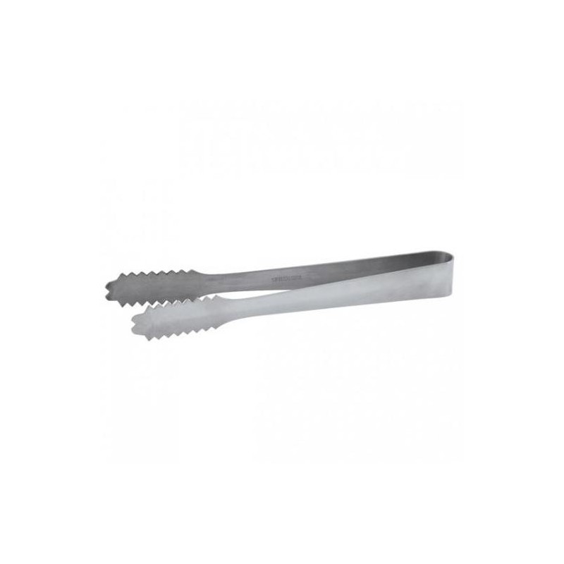 TONGS ICE STAINLESS STEEL 175MM
