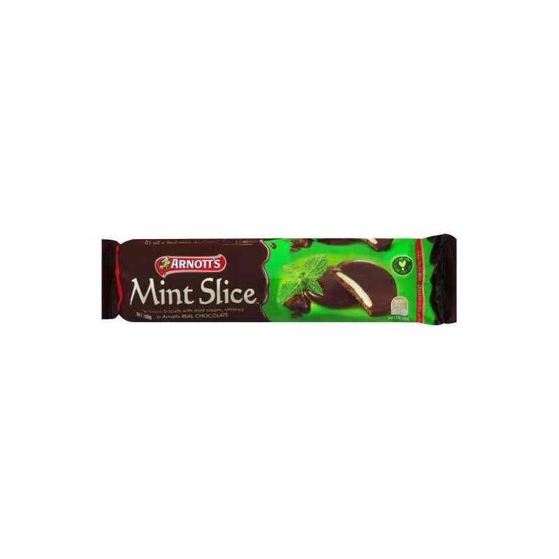 BISCUITS CHOCOLATE MINT SLICE 200GM