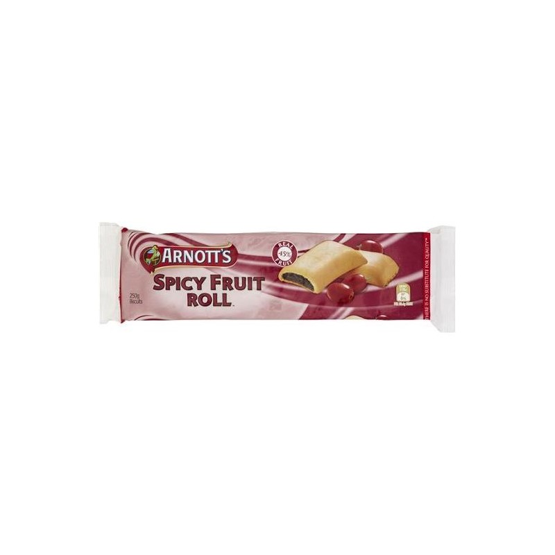 BISCUITS SPICY FRUIT ROLL 250GM