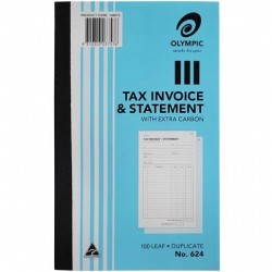 INVOICE and STATEMENT WITH EXTRA CARBON 100...