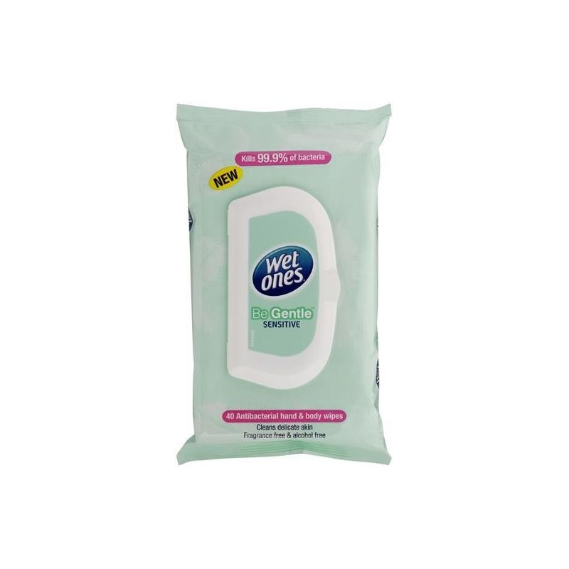 BE GENTLE ANTIBACTERIAL MOIST HAND WIPES...