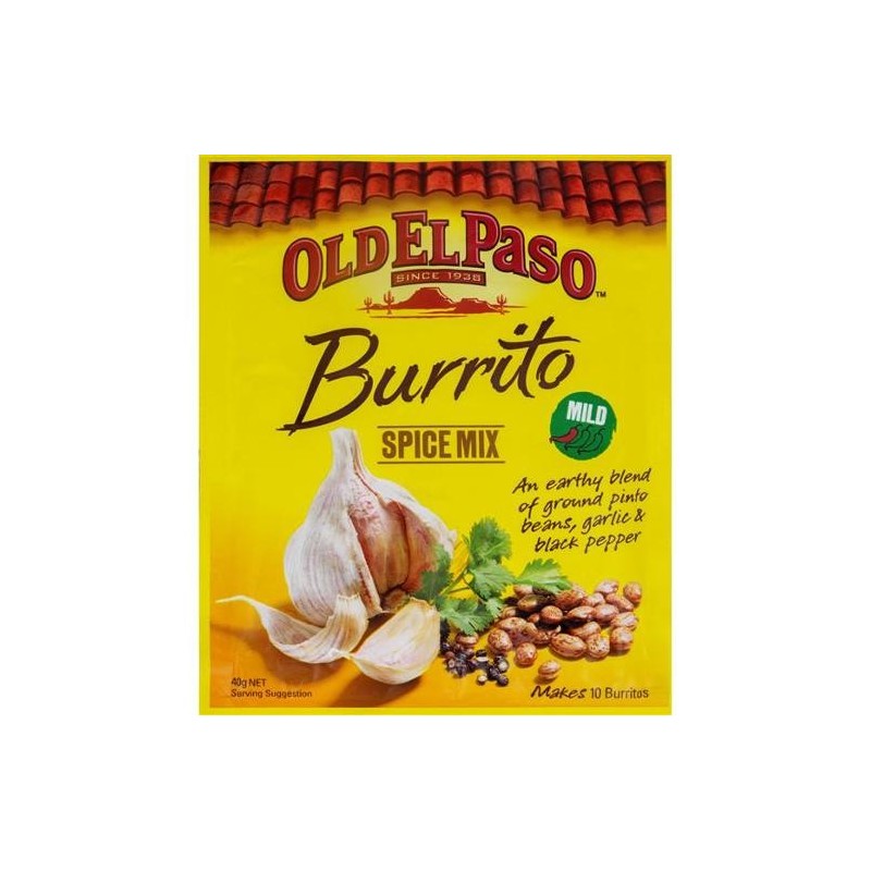 MILD BURRITO SPICE MIX 40GM