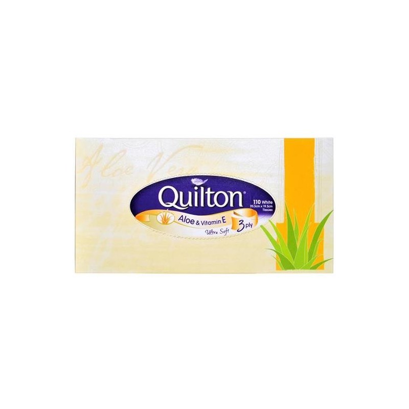 FACIAL TISSUE ALOE VERA and VITAMIN E WHITE 3PLY 110S