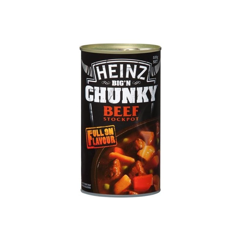 BIG N CHUNKY BEEF SOUP STOCKPOT 535G BIG N CHUNKY BEEF SOUP STOCKPOT 535G