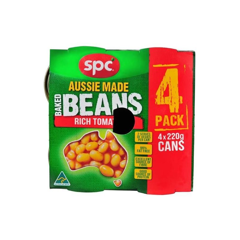 BAKED BEANS 4 PACK 220G