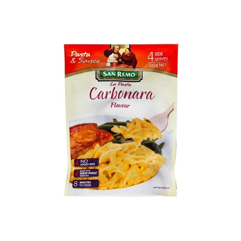 CARBONARA 4 SERVES 120GM
