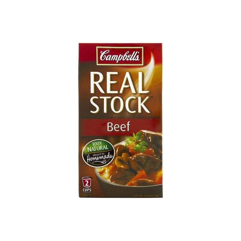 REAL STOCK BEEF 500ML