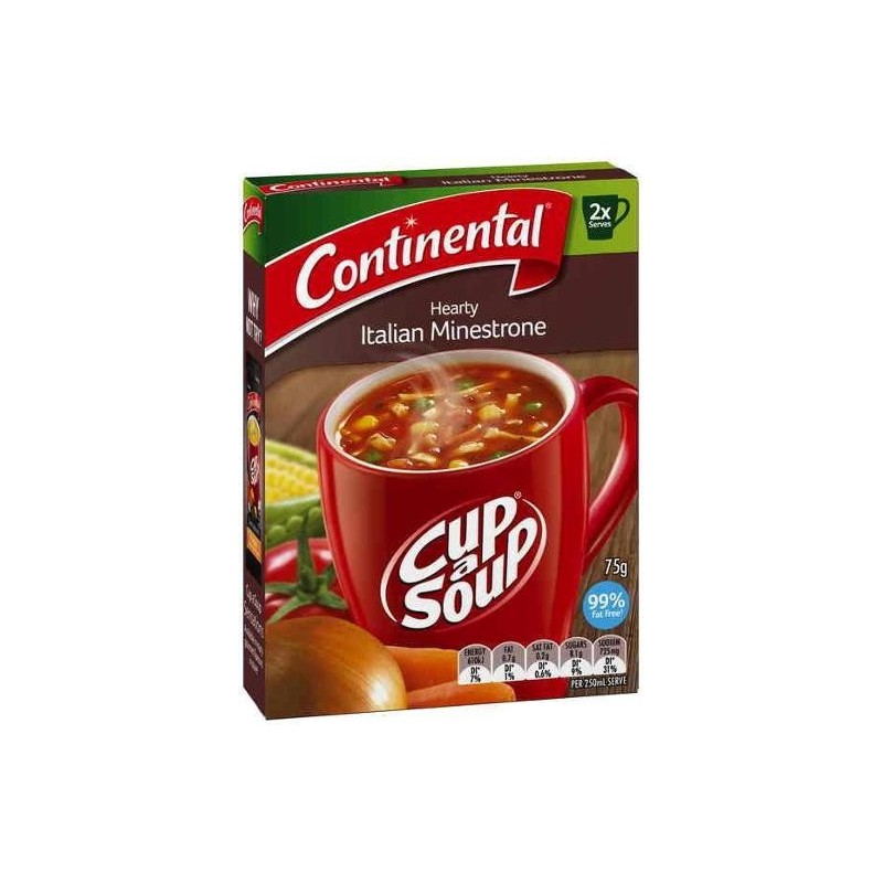 HEARTY ITALIAN MINESTRONE CUP-A-SOUP 2 SERVES... HEARTY ITALIAN MINESTRONE CUP-A-SOUP 2 SERVES...