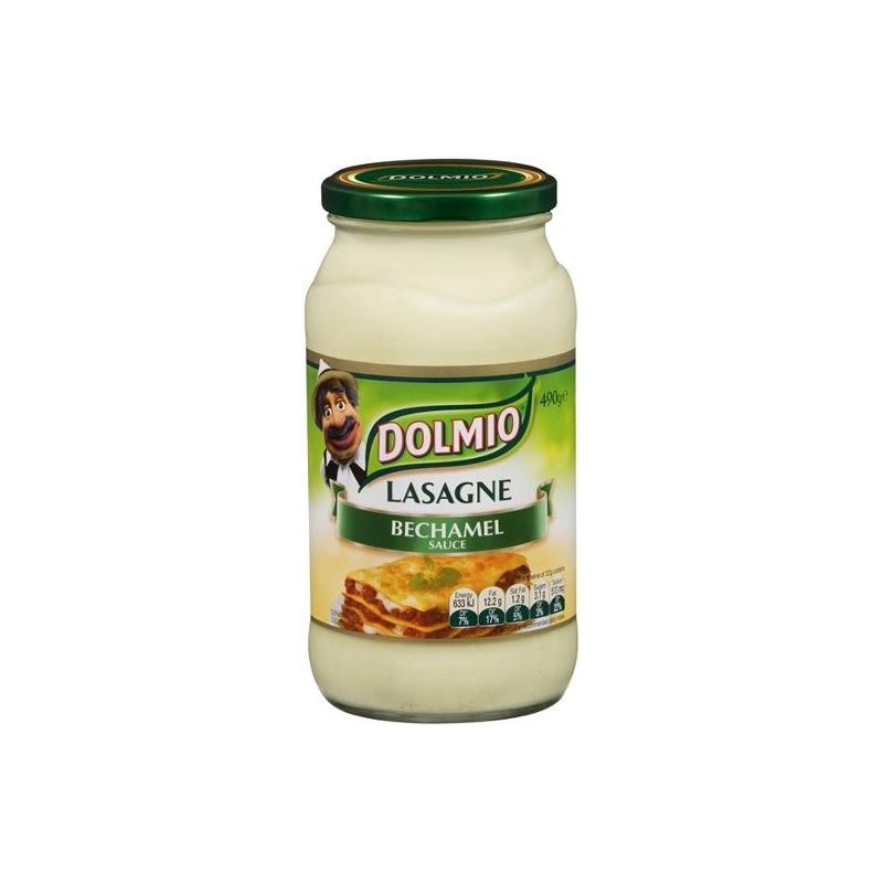 LASAGNE SAUCE BECHAMEL 490GM LASAGNE SAUCE BECHAMEL 490GM