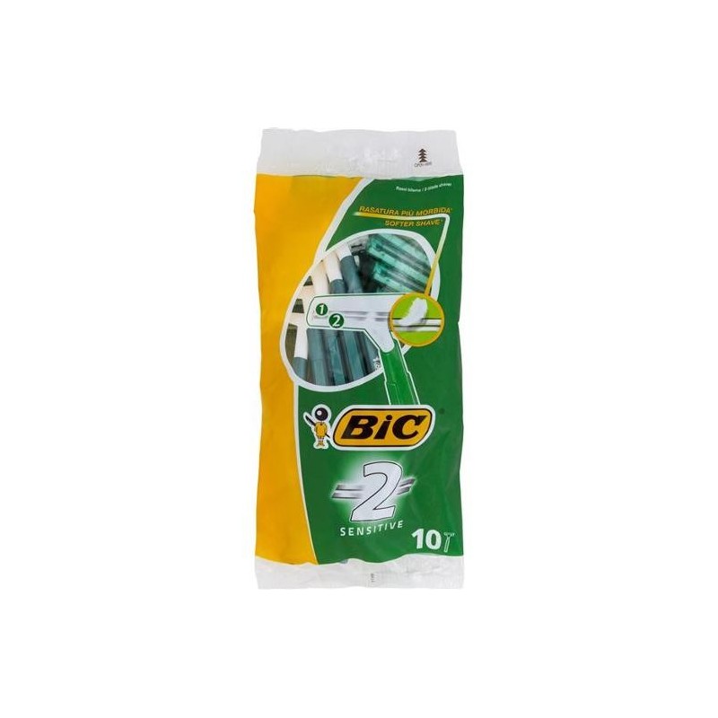 BIC SHVR TWN EASY SEN POUCH10S
