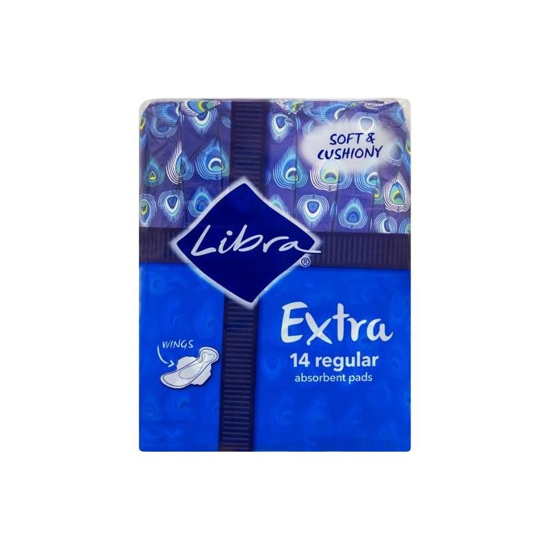 LIBRA PADS EXTRA WING REG 14S