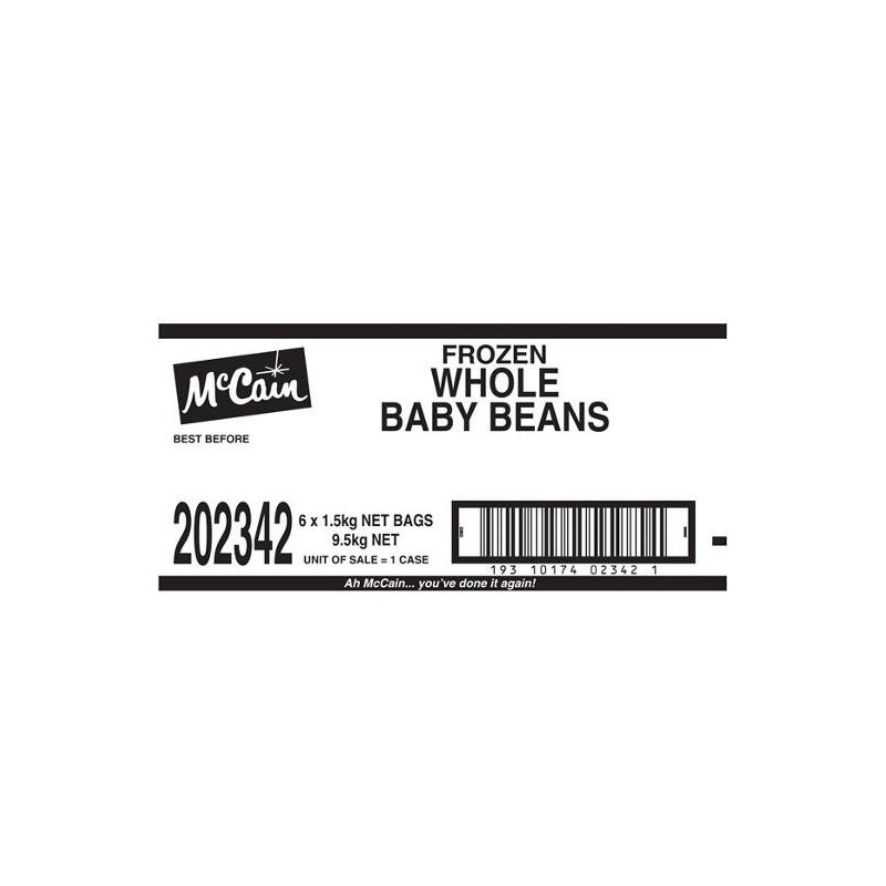 WHOLE BEANS 1.5KG
