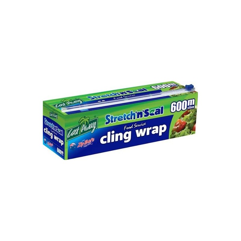 CLING WRAP ECONOMY ZIP SAFE DISPENSER 33CM X...