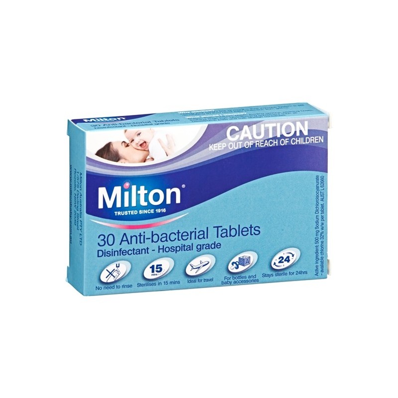 ANTI BACTERIAL TABLETS 30PK