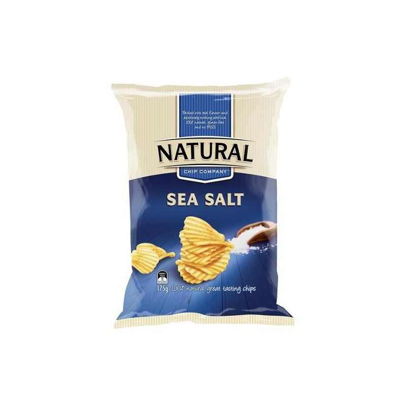 SEA SALT POTATO CHIPS 175GM