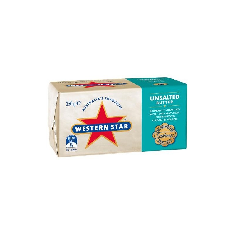UNSALTED BUTTER 250GM UNSALTED BUTTER 250GM