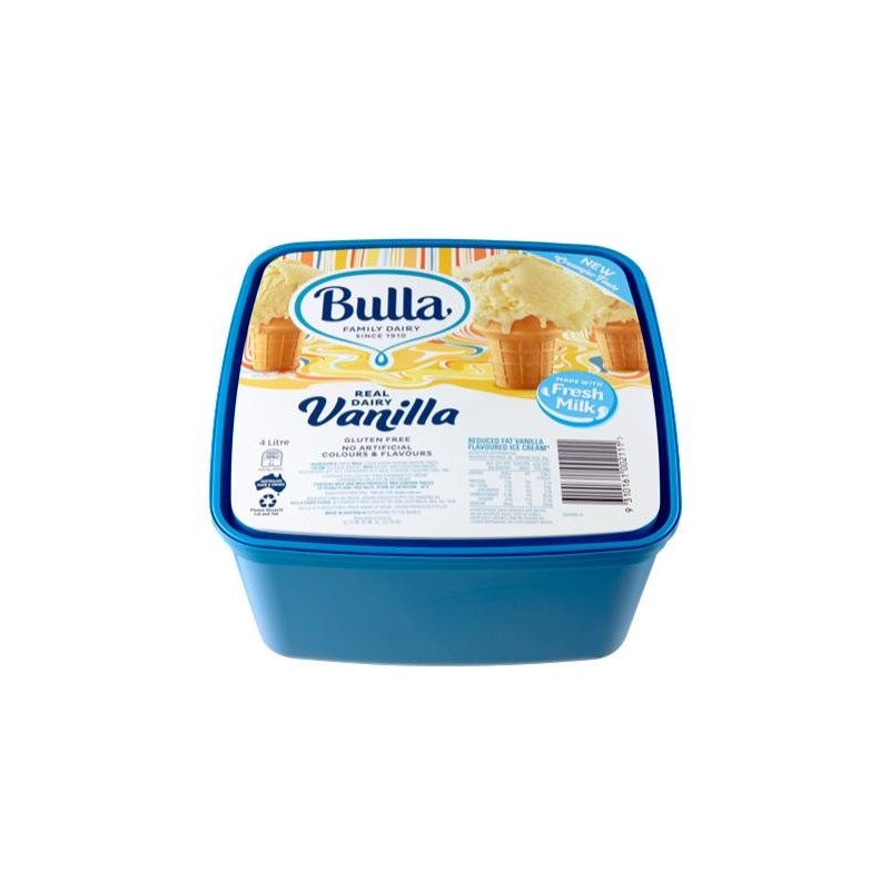 BULLA VANILLA ICE CREAM 4L