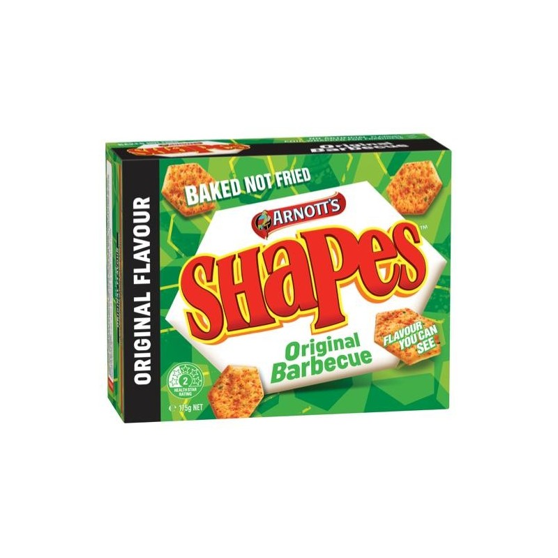 SHAPES ORIGINAL BBQ 175GM