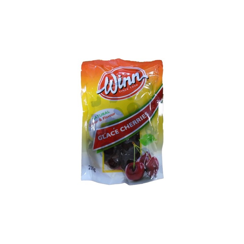 RED GLACE CHERRIES 200GM