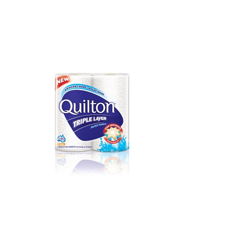WHITE PAPER TOWEL 2PK