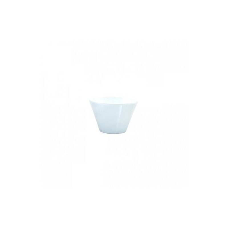 WHITE V SHAPE BOWL 90MM