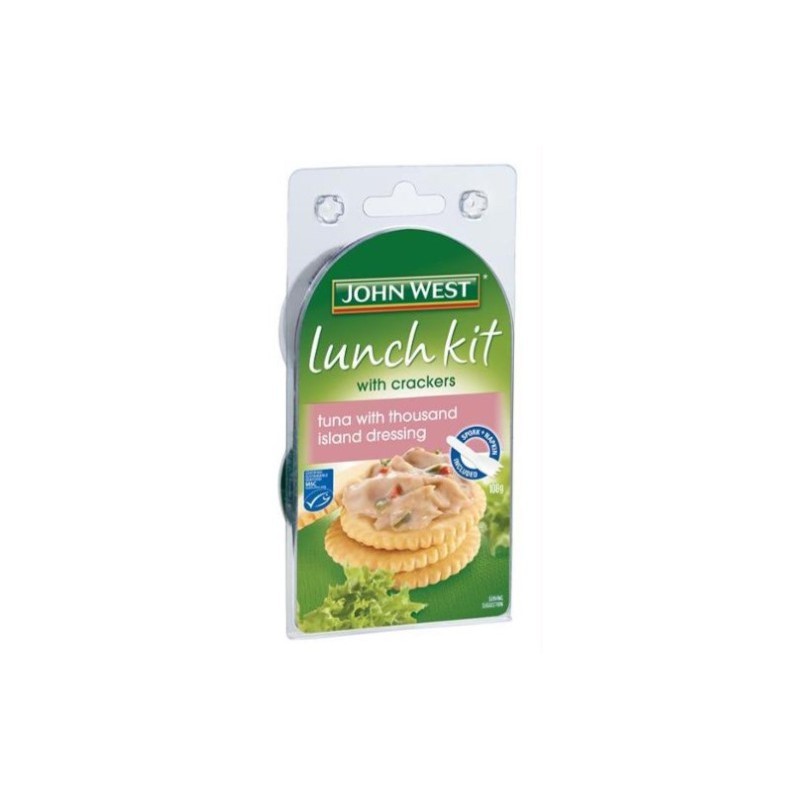 TUNA IN THOUSAND ISLAND DRESSING LUNCH KIT 108GM