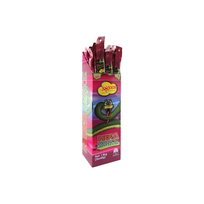JOO JOO'S WRAPPED MEGA SNAKES 40X50GM