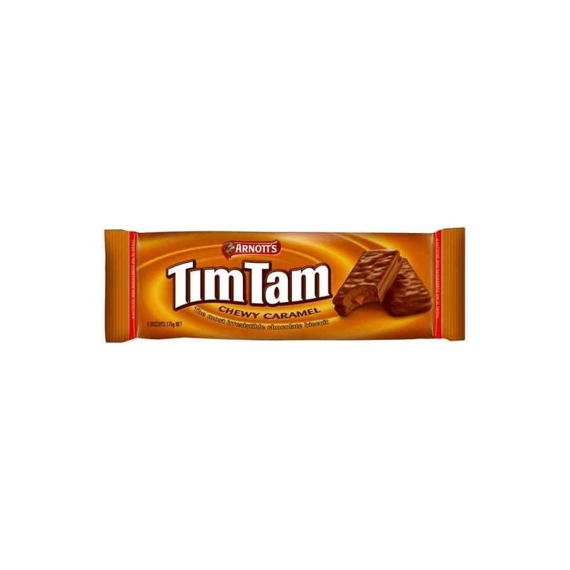 BISCUITS CHOCOLATE TIM TAM CHOCOLATE CHEWY CARAMEL 175GM