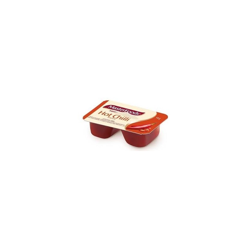 HOT CHILLI SAUCE SQUEEZE ON 100X14GM