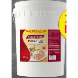 WHOLE EGG MAYONNAISE SALAD DRESSING 20KG