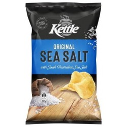 SEA SALT NATURAL POTATO CHIPS 185GM