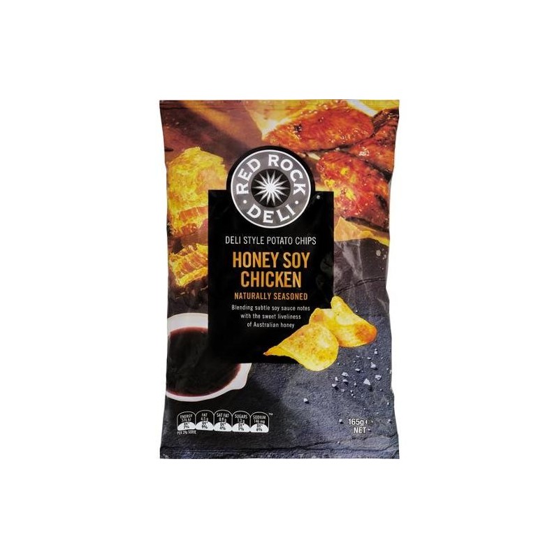 HONEY SOY CHICKEN POTATO CHIPS 165GM