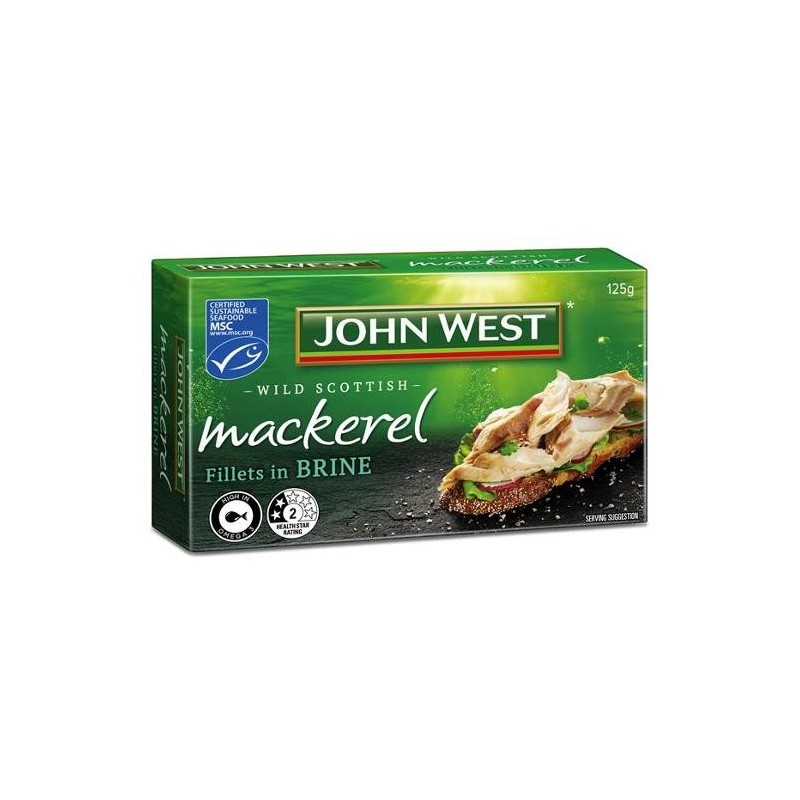 MACKEREL FILLET IN BRINE 125GM