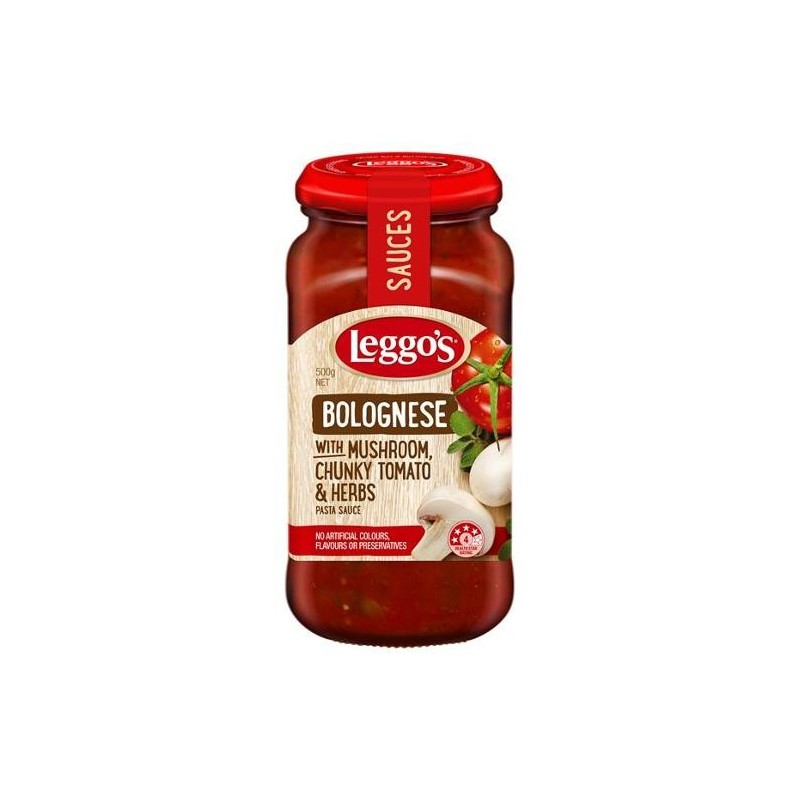 BOLOGNESE & MUSHROOM PASTA SAUCE 500GM